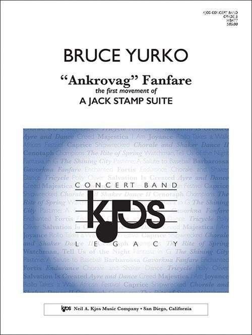 A Jack Stamp Suite - Mvt. 1 by Bruce Yurko for Band - Score and Parts - 1 Page - Published by Neil A. Kjos Music Company