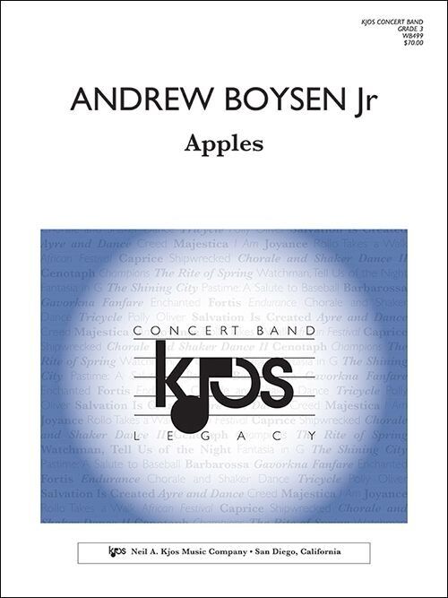 Apples for Band by Andrew Boysen Jr. - Score and Parts, 106 Pages, Published by Neil A. Kjos Music Company