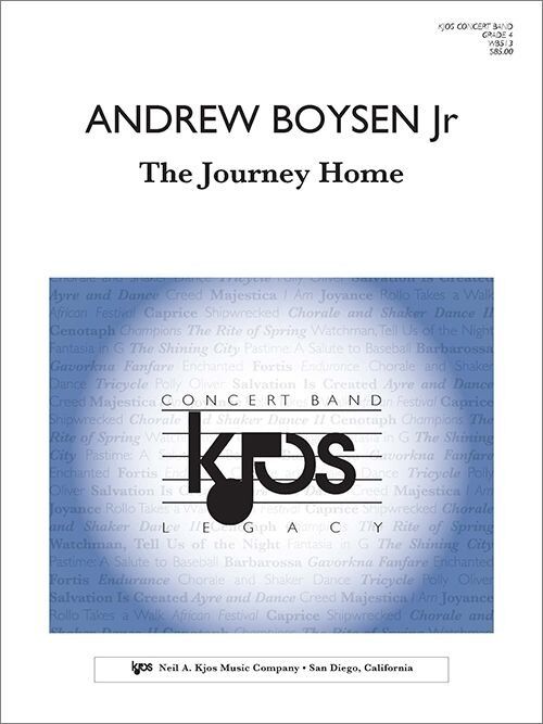 The Journey Home by Andrew Boysen Jr. - Band Score and Parts