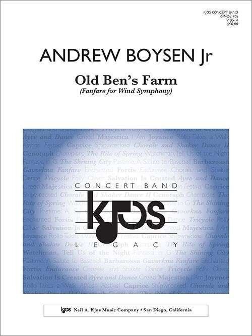 Old Ben's Farm Concert Band Grade 4 by Neil A. Kjos Music Company