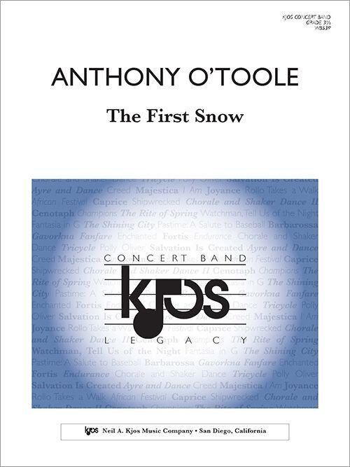 First Snow - Band Score and Parts by Neil A. Kjos Music Company, 105 Pages, Inspired by "Skating in Central Park"
