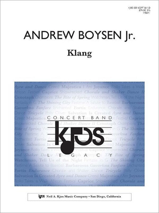 Klang for Concert Band CB3.5 by Andrew Boysen Jr.
