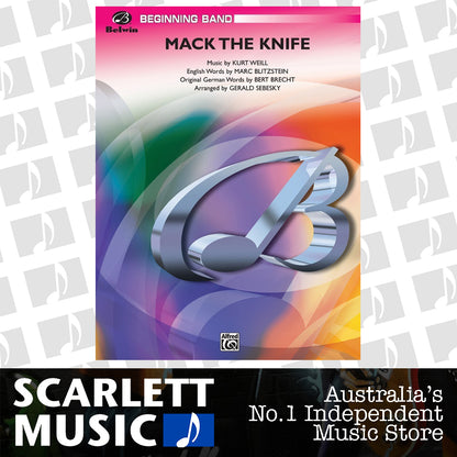 Mack The Knife Concert Band Gr 1 — view 2