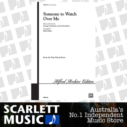 Someone to Watch Over Me SSA Arrangement by Shaw — view 2