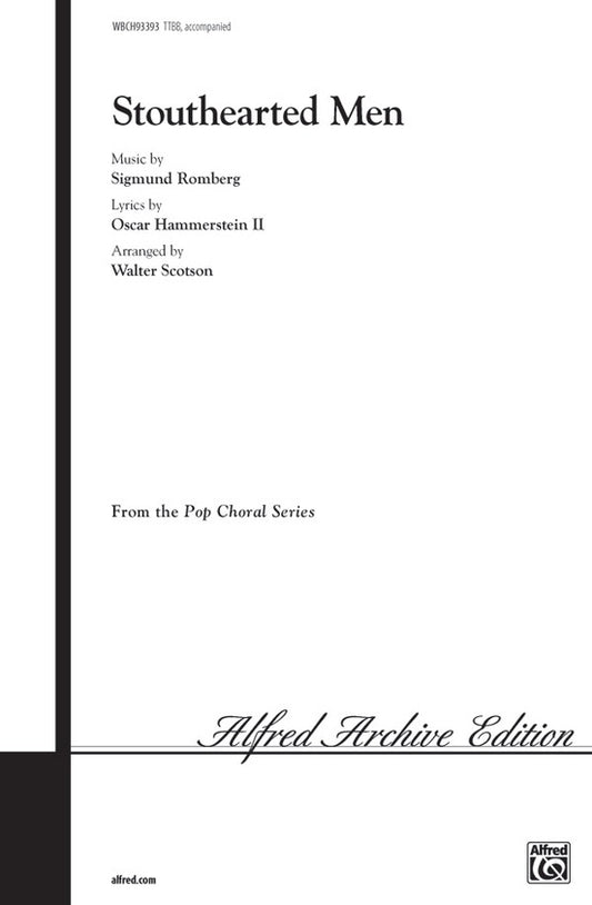 Stouthearted Men TTBB Arranged by Scotson Choral Sheet Music