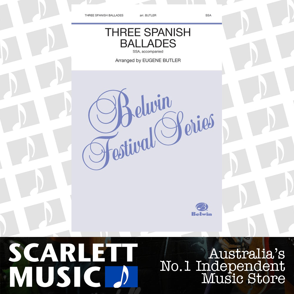 Three Spanish Ballades SSA Choral Sheet Music — view 2