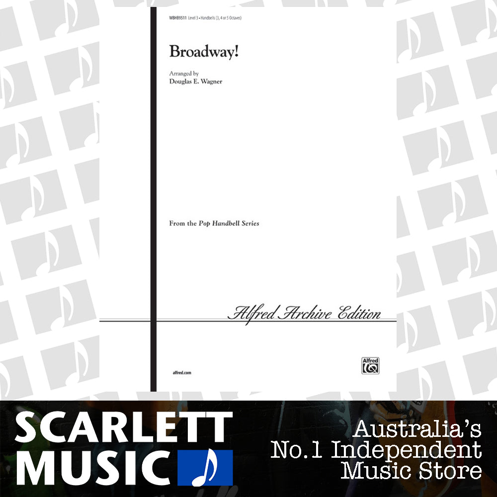 Broadway Handbell Percussion Sheet Music — view 2