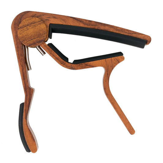Fretz Woodie Trigger-Style Acoustic Guitar Capo in Mahogany