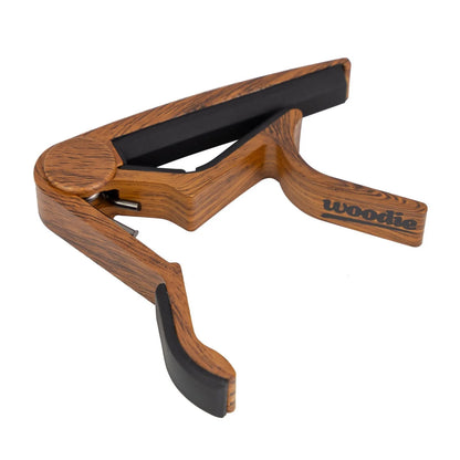 Fretz Woodie Trigger-Style Capo for Classical Guitars - Mahogany — view 2