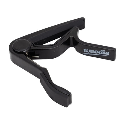 Fretz Woodie Trigger-Style Ukulele Capo - Black — view 2