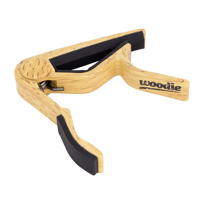 Fretz Woodie Trigger-Style Ukulele Capo with Rubber Grips - Maple — view 2