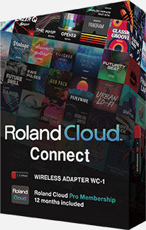 ROLAND WC-1 Wireless Cloud Adaptor with 1-Year Roland Cloud Pro Membership