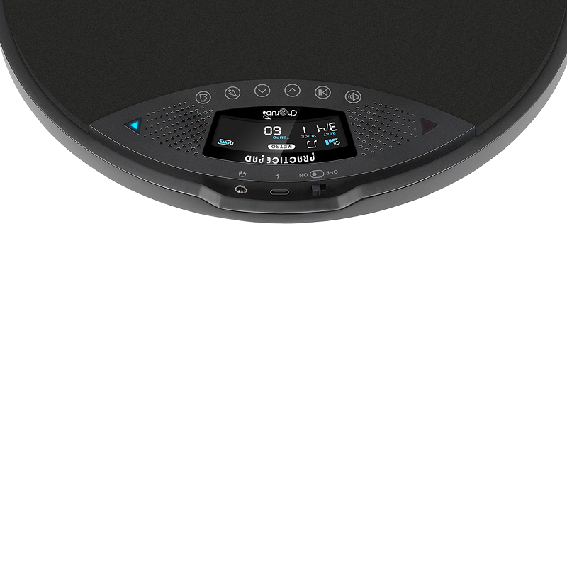 Cherub 12" Digital Practice Pad Drum Tutor with Metronome and Rechargeable Battery — view 4