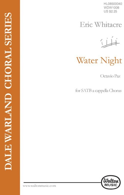 Water Night SATB A Cappella