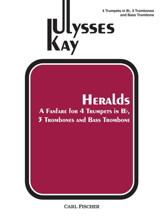 Kay - Heralds A Fanfare For Brass Ensemble Sc/Pts Score/Parts