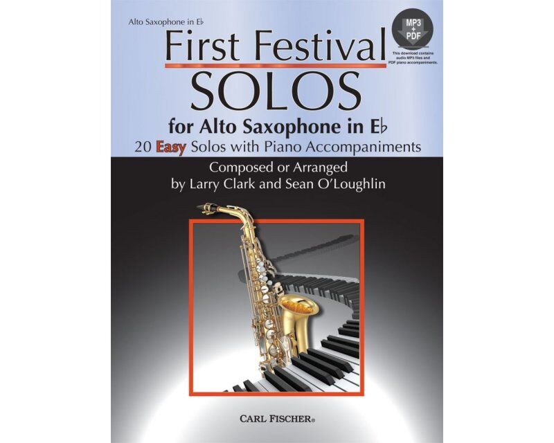 First Festival Solos Alto Saxophone Book with CD