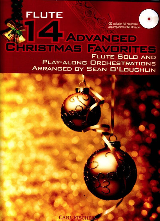 14 Advanced Christmas Favorites Flute Book with CD