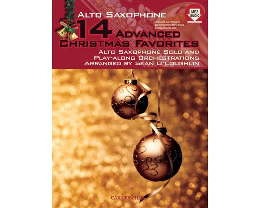 14 Advanced Christmas Favorites for Alto Saxophone Book/CD