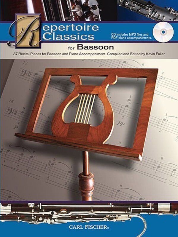 Repertoire Classics for Bassoon and Piano by Carl Fischer