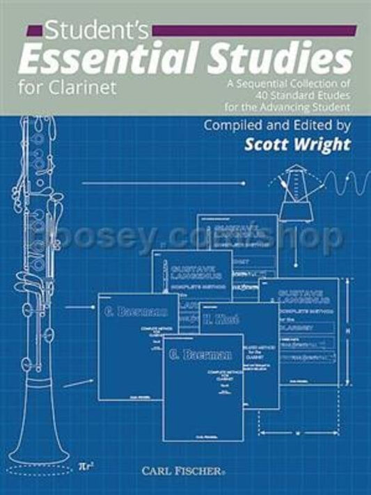 Student's Essential Studies for Clarinet by Scott Wright