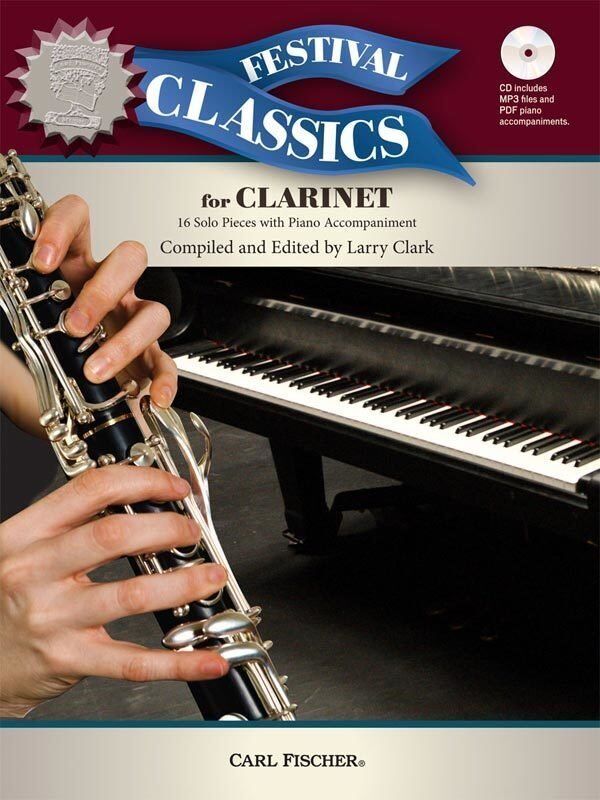 Festival Classics for Clarinet Music Book with Piano Accompaniment and Data CD