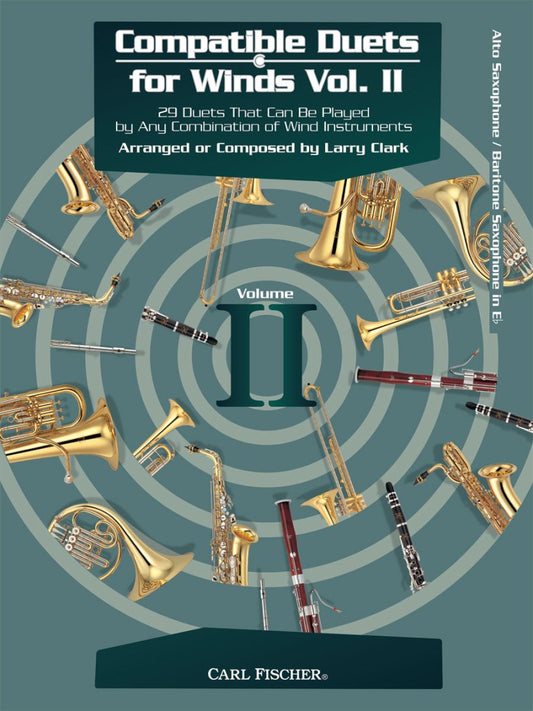 Compatible Duets for Winds, Vol. 2 — Alto Saxophone — Larry Clark (Carl Fischer)