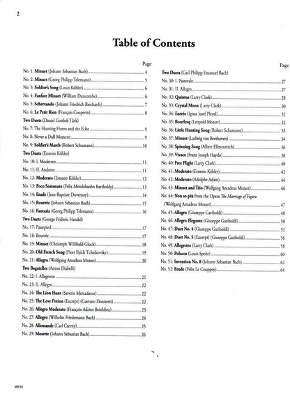 Progressive Duets Volume 1 for Flute by Larry Clark, 64 Pages, Carl Fischer — view 2