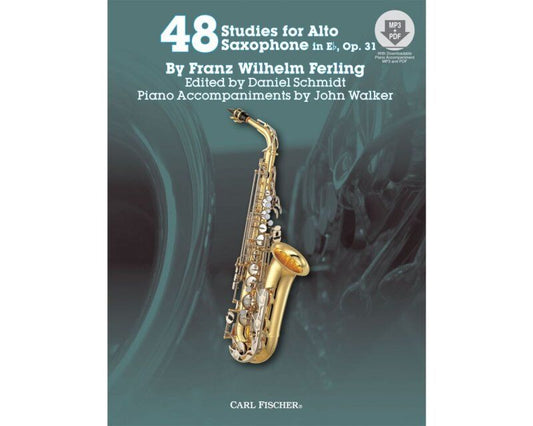 Ferling 48 Studies Op. 31 for Alto Saxophone - Carl Fischer