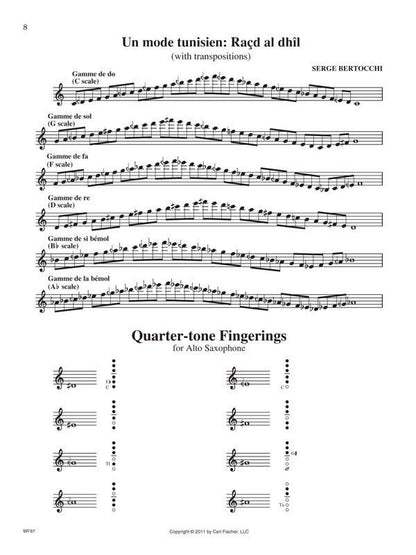 Vandoren Etude and Exercise Book for Saxophone by Carl Fischer, 88 Pages — view 2