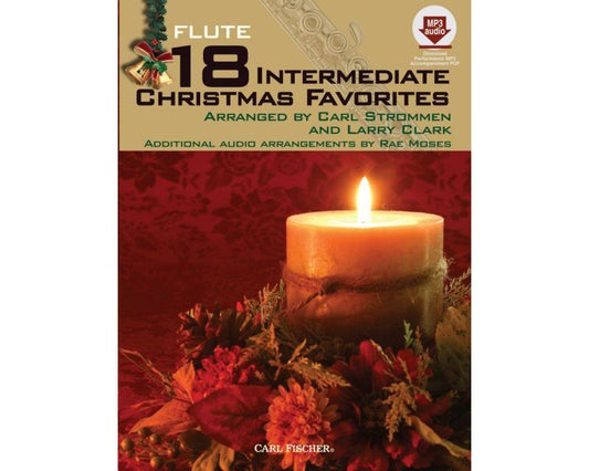 18 Intermediate Christmas Favorites Flute Book with CD