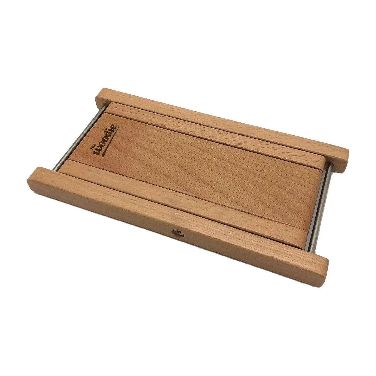 Fretz Woodie Adjustable Guitar Footstool - Natural, Solid Timber, Collapsible Design — view 2
