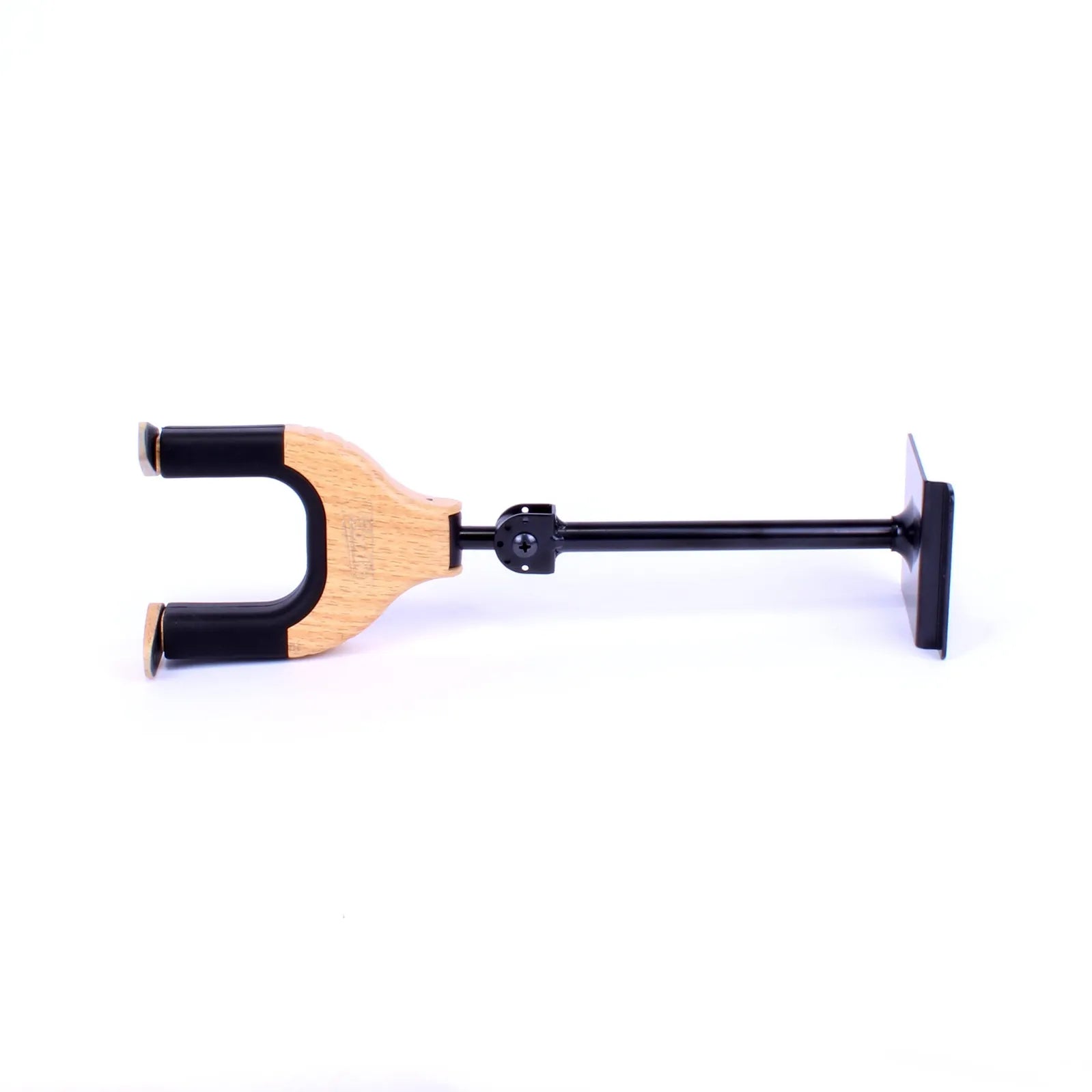 Fretz Woodie Long Self-Securing Slatwall Guitar Hanger with Rubber Yoke Support — view 5