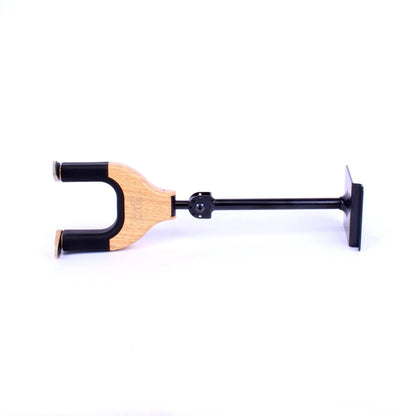 Fretz Woodie Long Self-Securing Slatwall Guitar Hanger with Rubber Yoke Support — view 5
