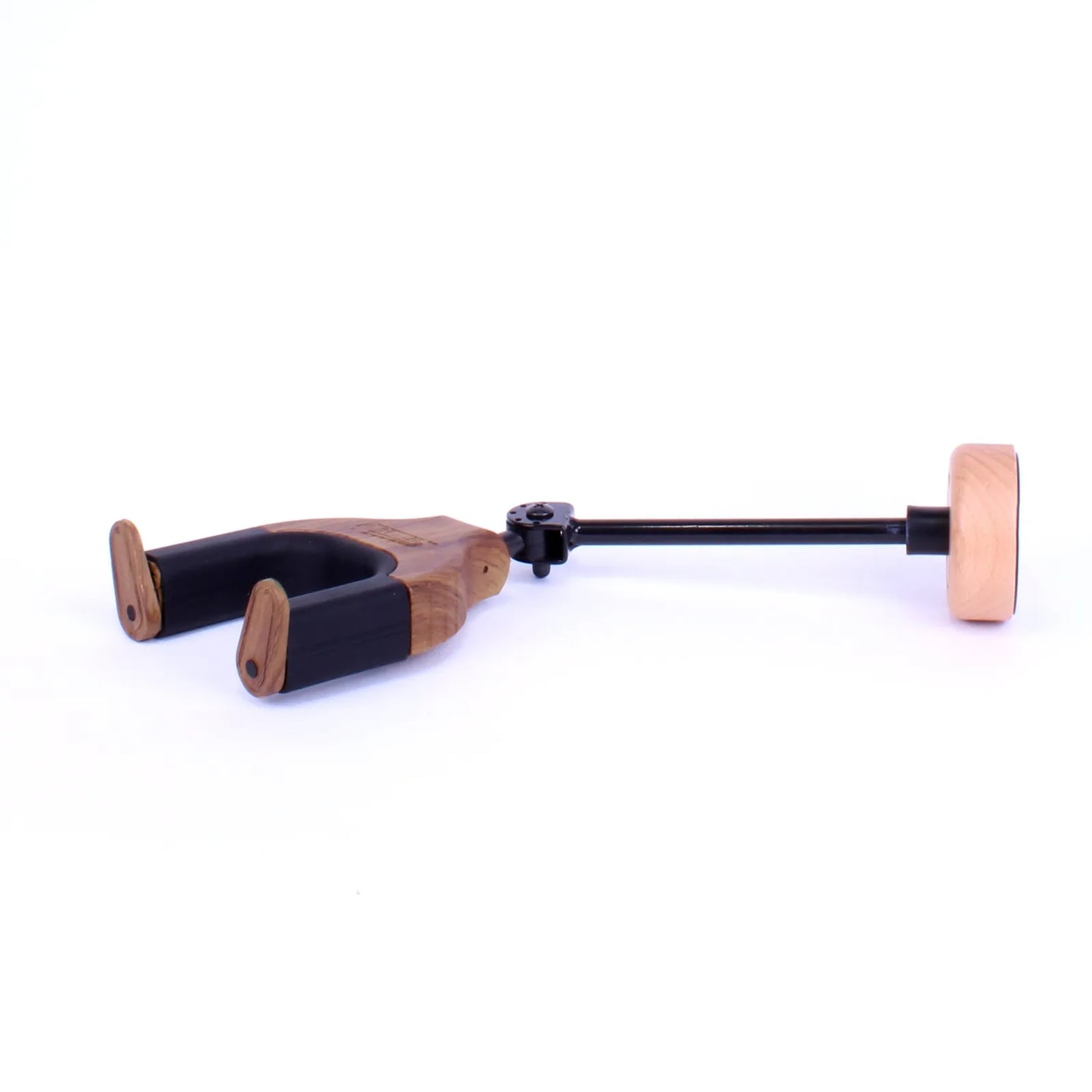 Fretz Woodie Long Self-Securing Wall-Mounted Guitar Hanger - Mahogany — view 6
