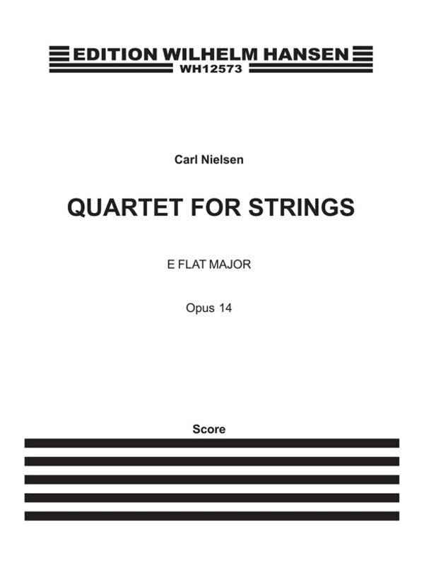 Nielsen - String Quartet No 3 Op 14 Score/Parts