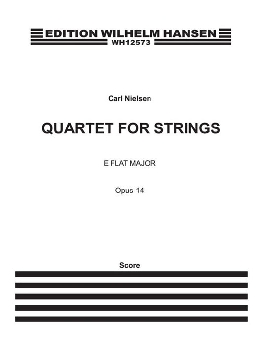 Nielsen - String Quartet No 3 Op 14 Score/Parts
