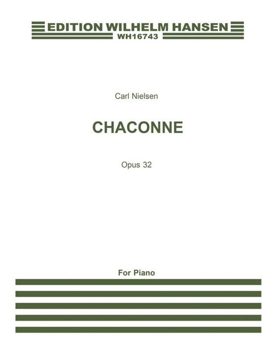 Nielsen - Chaconne Op 32 For Piano (Softcover Book)