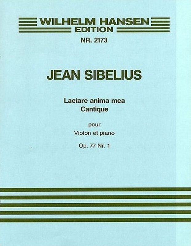 Sibelius Laetare Op.77 No.1 Violin(Cel)/Piano