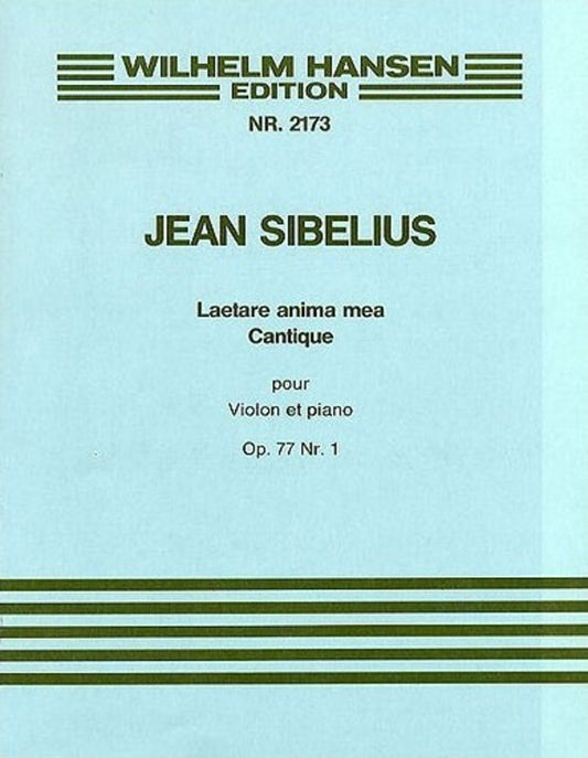 Sibelius Laetare Op.77 No.1 Violin(Cel)/Piano