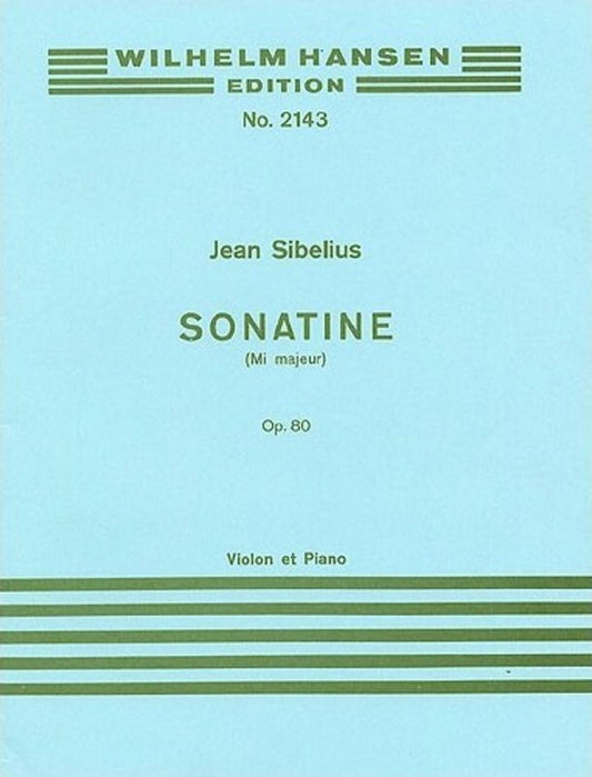 Sibelius Sonatine E Op.80 Violin