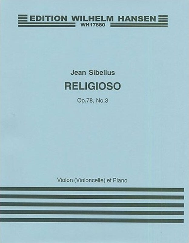 Sibelius Religioso Op.78 No.3 Violin(Or Cel
