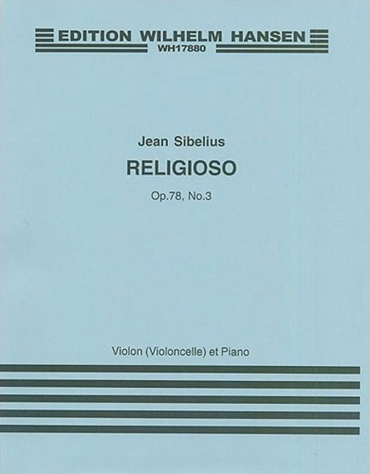 Sibelius Religioso Op.78 No.3 Violin(Or Cel