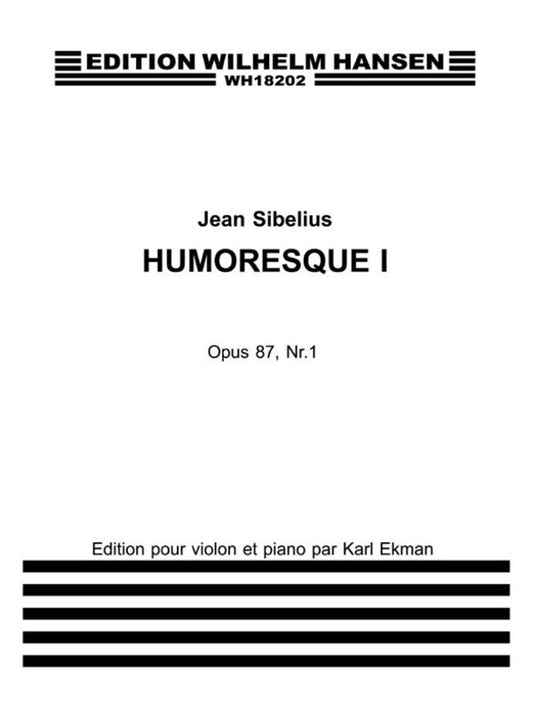 Sibelius Humor. 1 Op.87 No.1 Violin/Piano