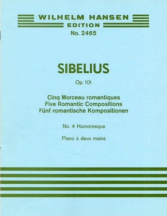 Sibelius Romantic Pieces Op.101/4 Piano