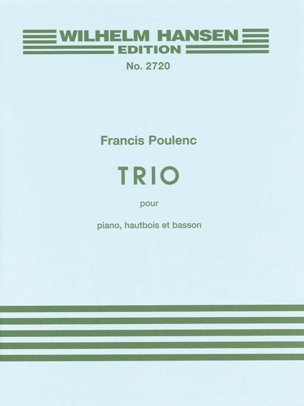 Poulenc Trio Oboe/Bassoon/Piano 1926