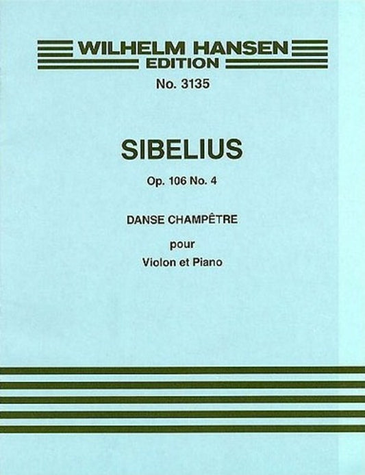 Sibelius Dance Champetre Op.106 No.4 Violin/Piano