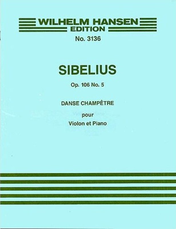 Sibelius Dance Champetre Op.106 No.5 Violin/Piano