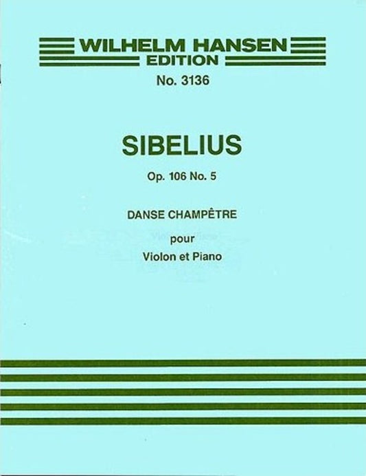 Sibelius Dance Champetre Op.106 No.5 Violin/Piano