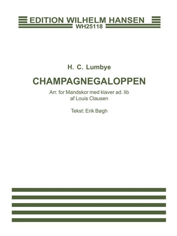 Lumbye Champagne Gallop TTBB Choral(Arch