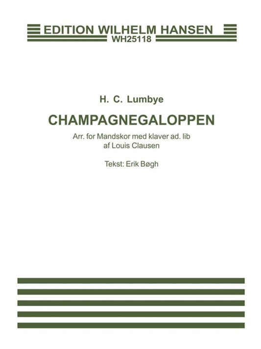 Lumbye Champagne Gallop TTBB Choral(Arch